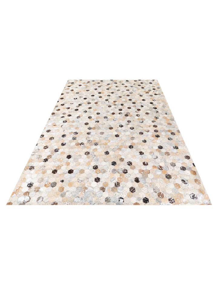 5' 3 x 7' 6 Cowhide Stocks Rug