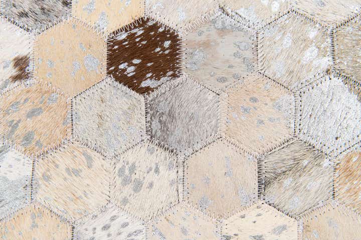 5' 3 x 7' 6 Cowhide Stocks Rug