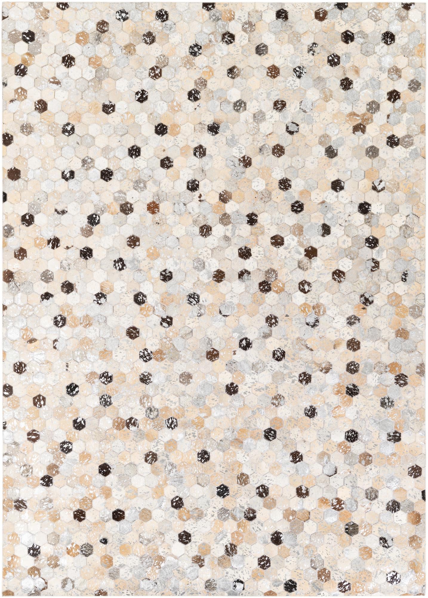 5' 3 x 7' 6 Cowhide Stocks Rug