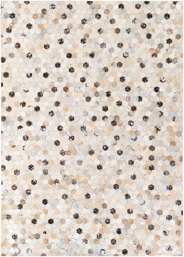 5' 3 x 7' 6 Cowhide Stocks Rug