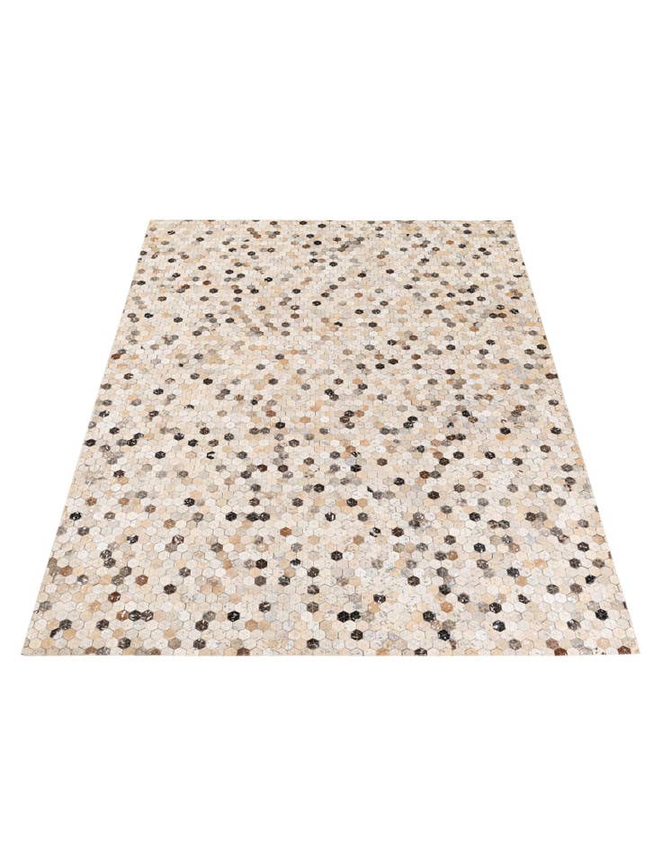 Detail image of 5' 6 x 7' 7 Cowhide Stocks Rug