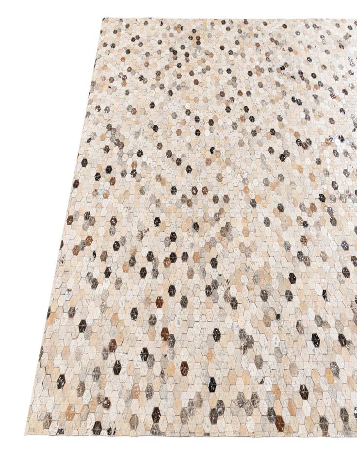 Detail image of 5' 6 x 7' 7 Cowhide Stocks Rug