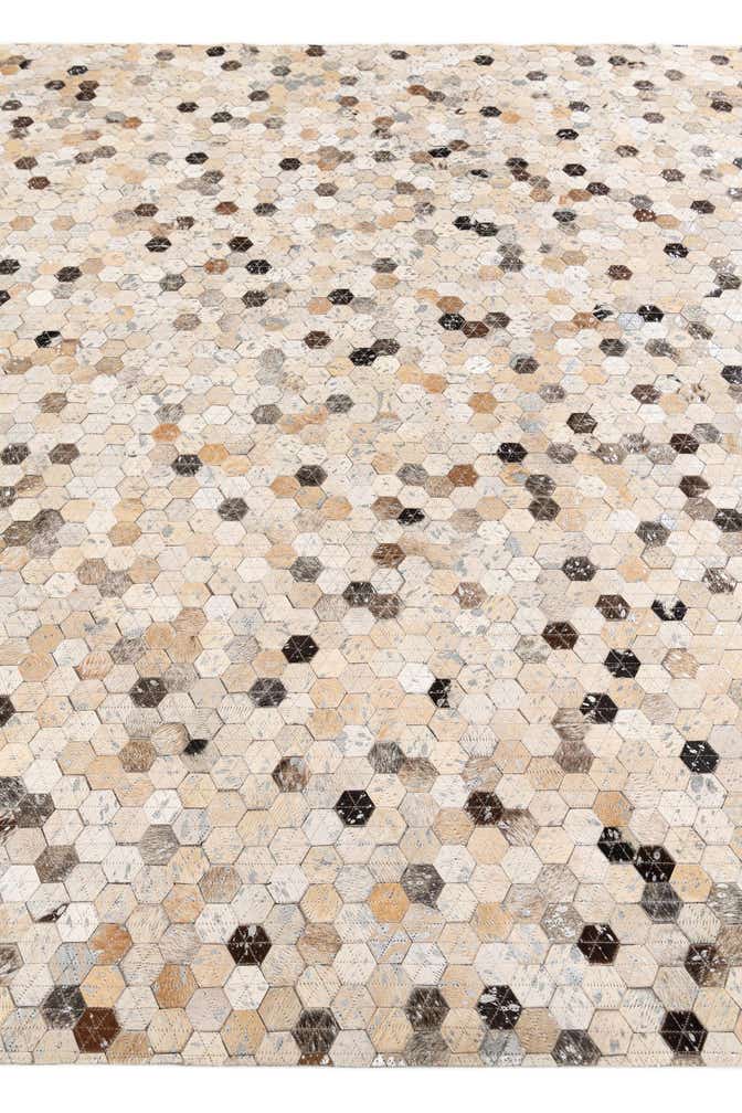 5' 6 x 7' 7 Cowhide Stocks Rug