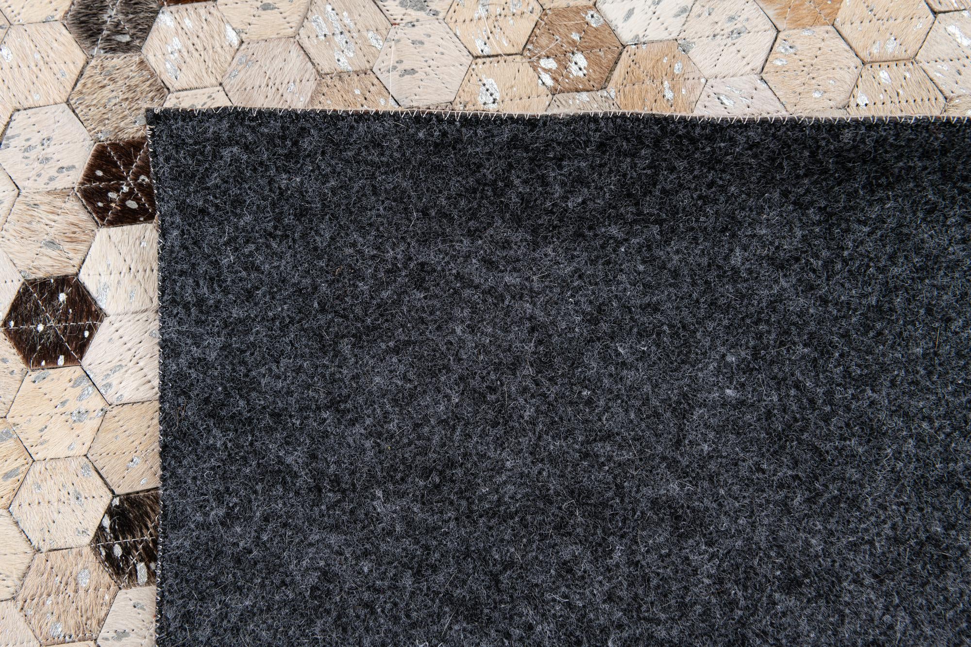 5' 6 x 7' 7 Cowhide Stocks Rug