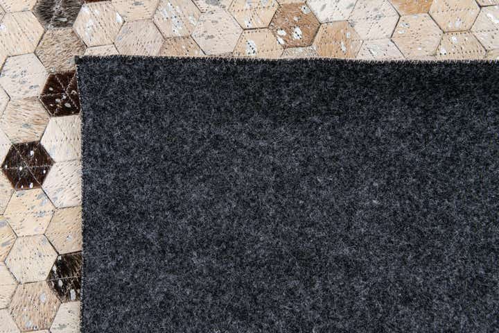 5' 6 x 7' 7 Cowhide Stocks Rug