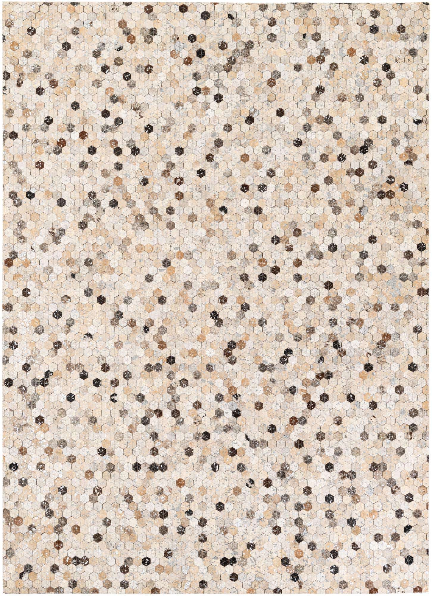 5' 6 x 7' 7 Cowhide Stocks Rug