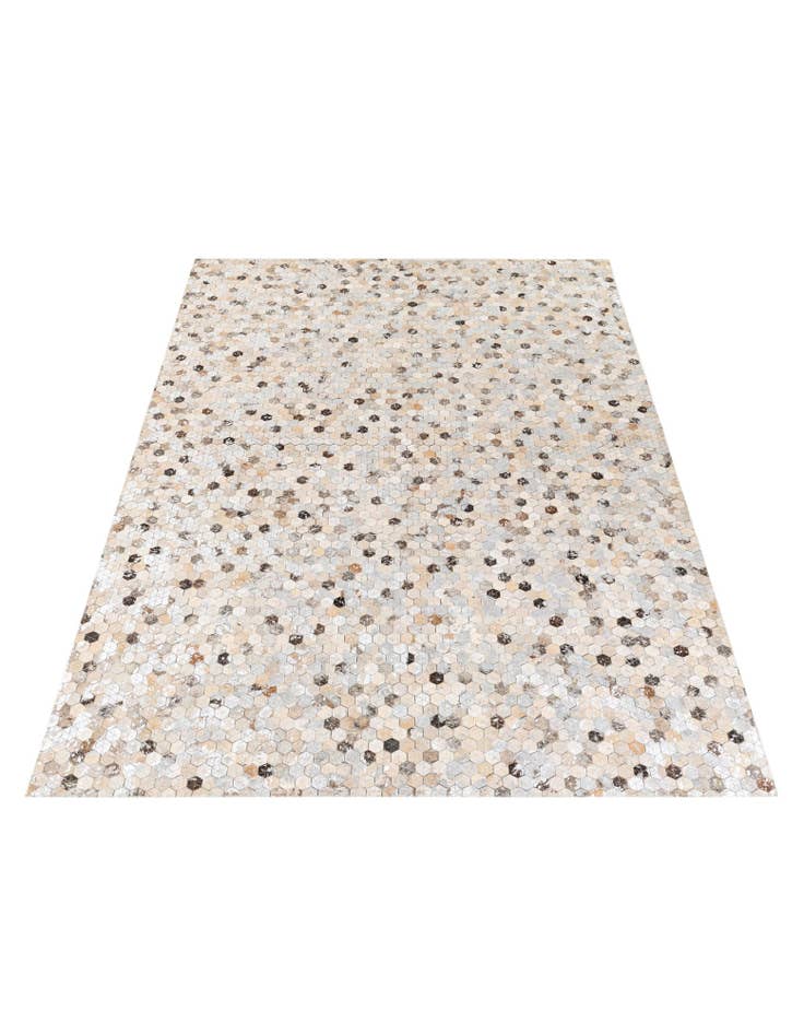 Detail image of 5' 4 x 7' 7 Cowhide Stocks Rug