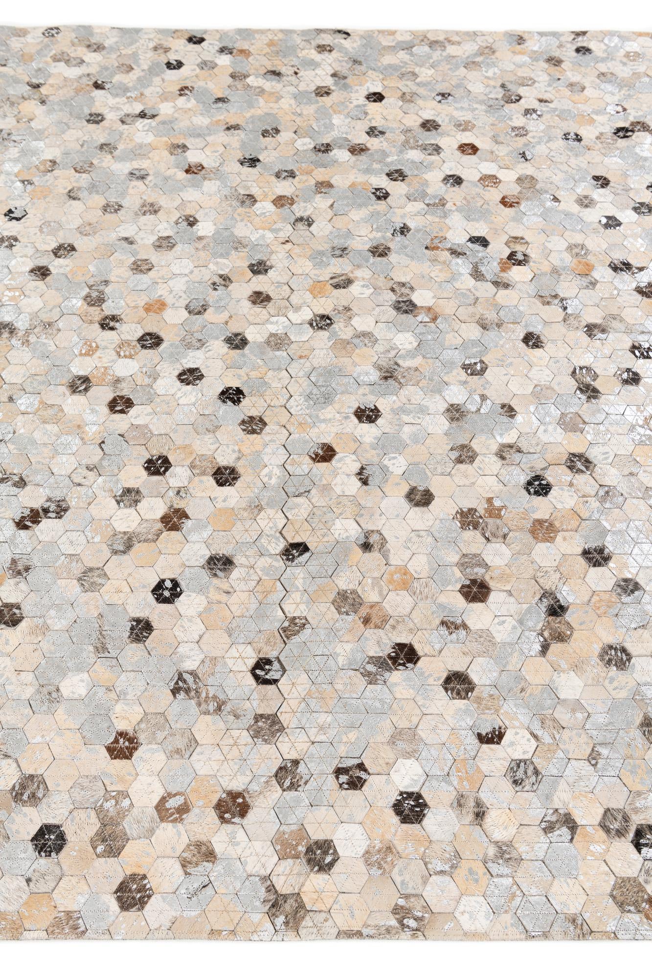 5' 4 x 7' 7 Cowhide Stocks Rug