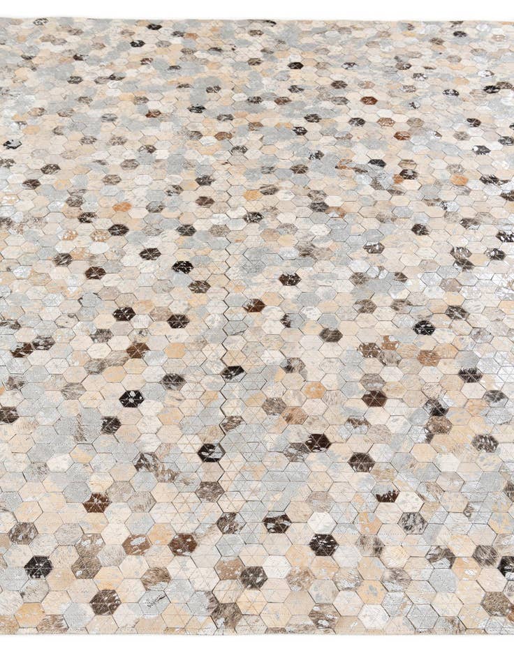 Detail image of 5' 4 x 7' 7 Cowhide Stocks Rug