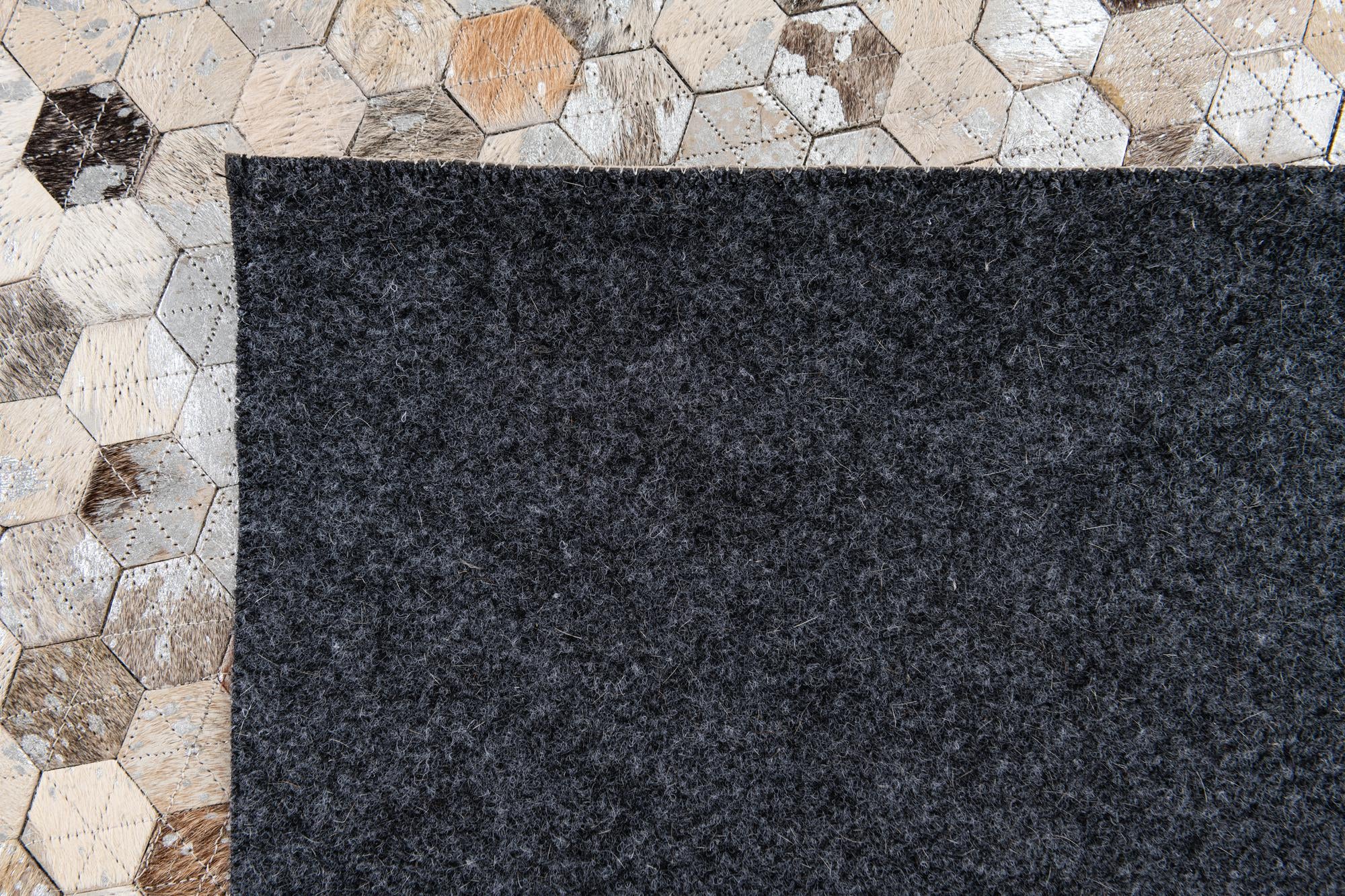 5' 4 x 7' 7 Cowhide Stocks Rug