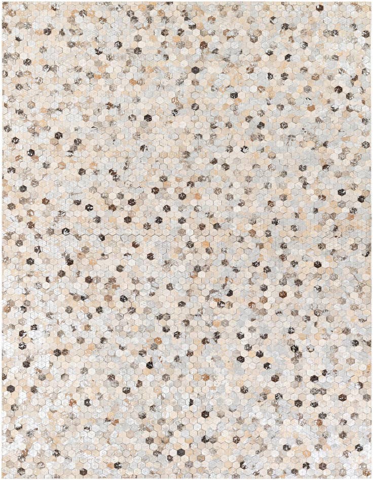 Detail image of 5' 4 x 7' 7 Cowhide Stocks Rug
