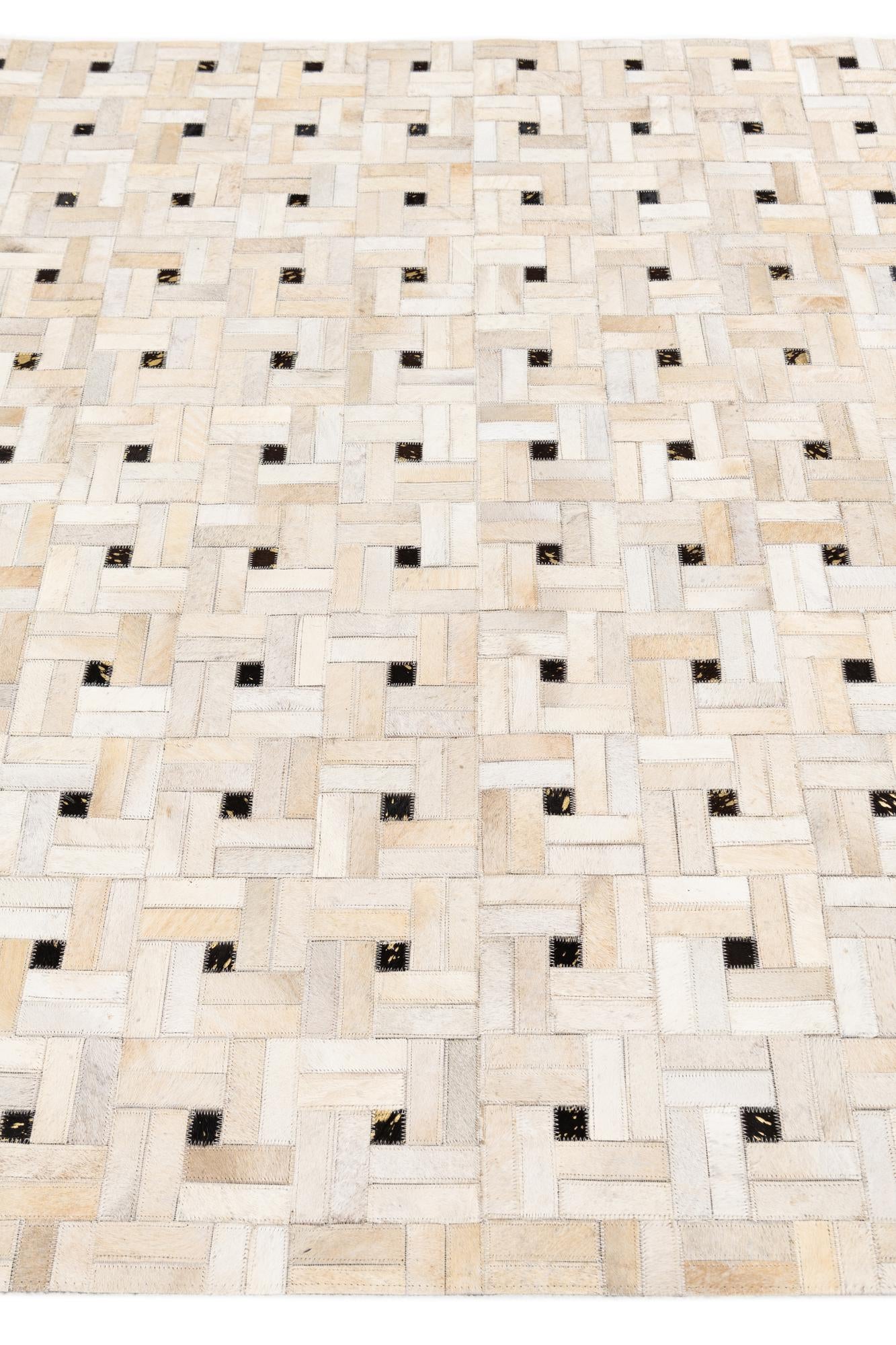 5' 1 x 7' 11 Cowhide Stocks Rug