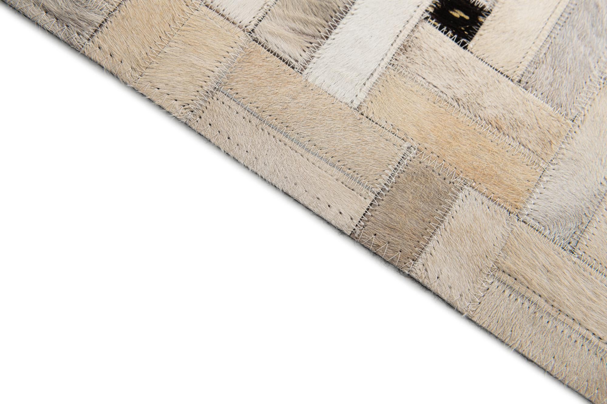 5' 1 x 7' 11 Cowhide Stocks Rug