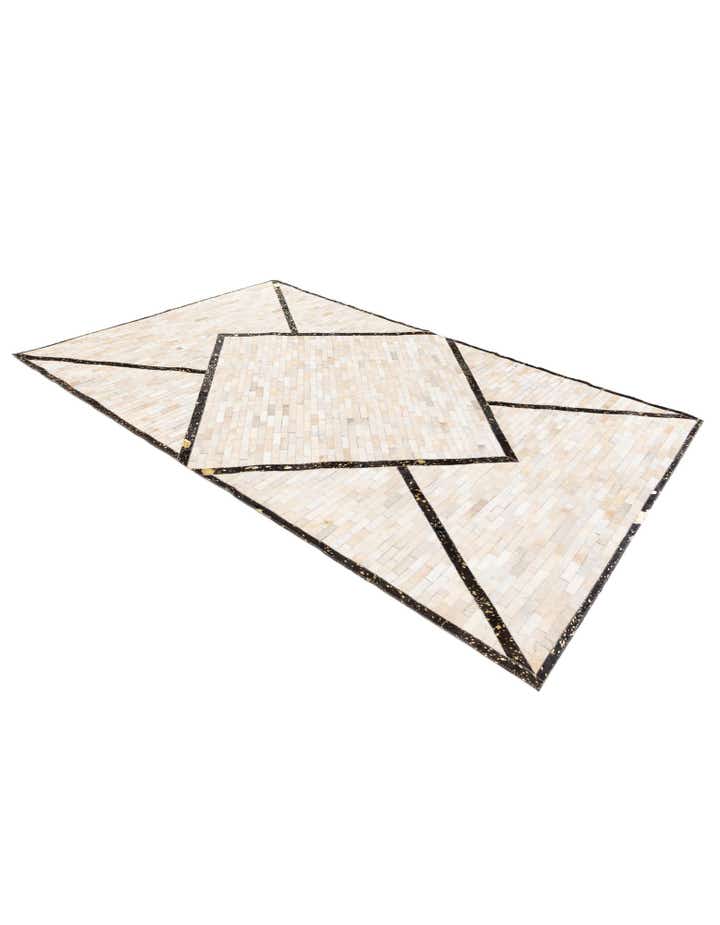 5' 1 x 8' 1 Cowhide Stocks Rug