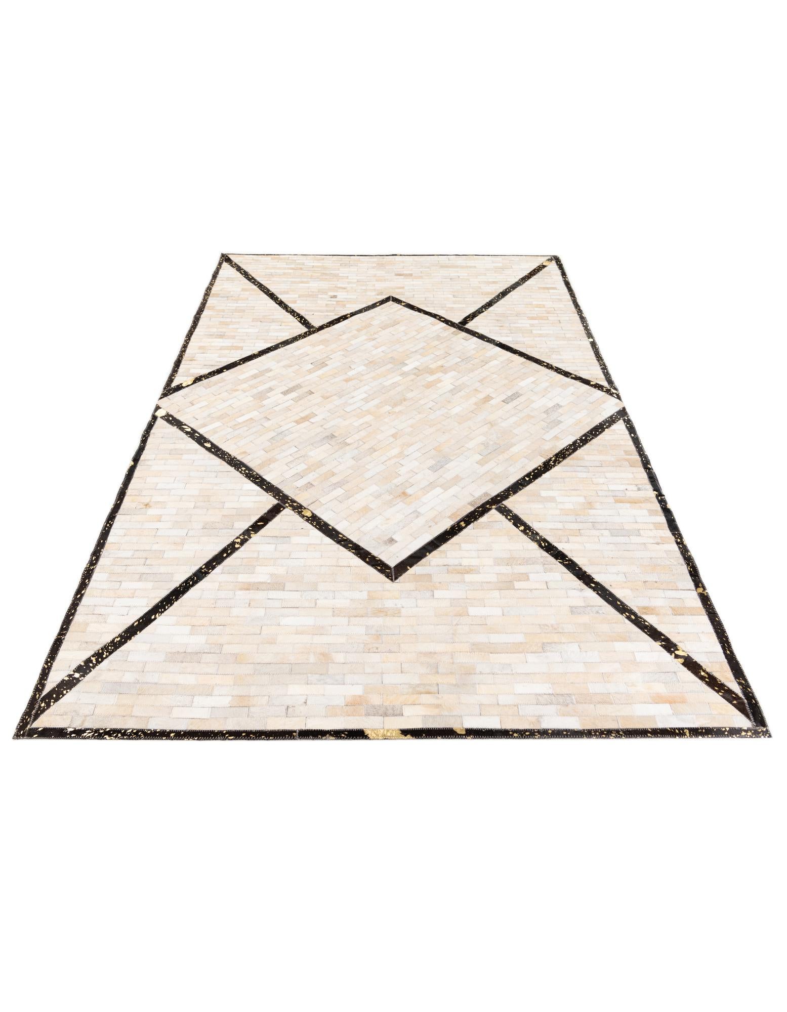5' 1 x 8' 1 Cowhide Stocks Rug