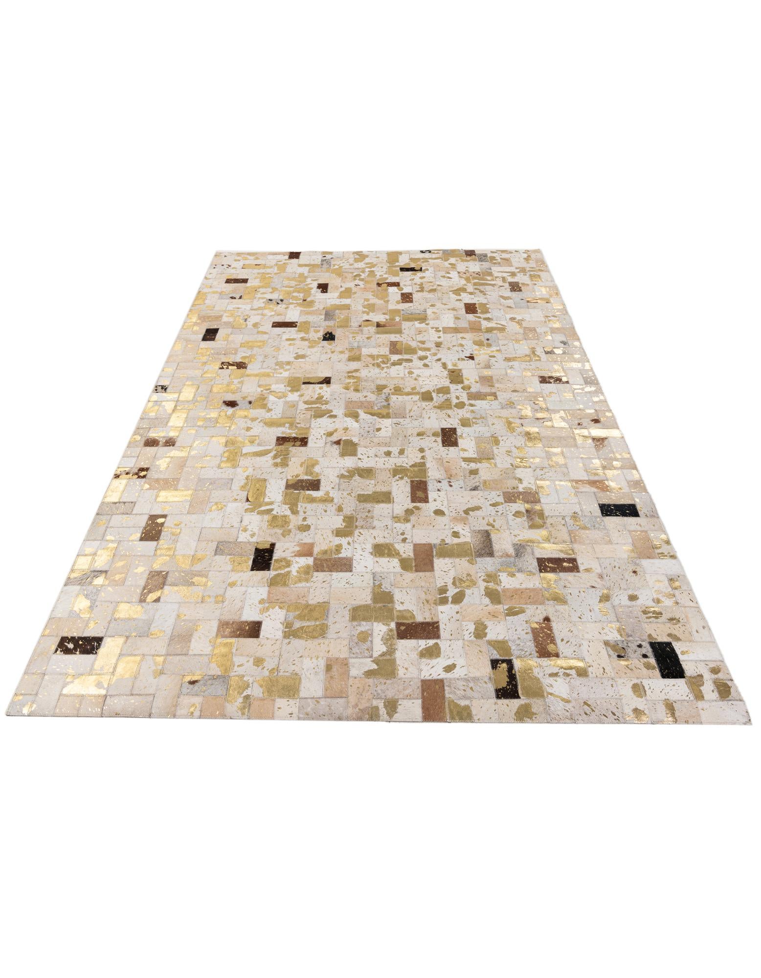 5' 1 x 8' 1 Cowhide Stocks Rug