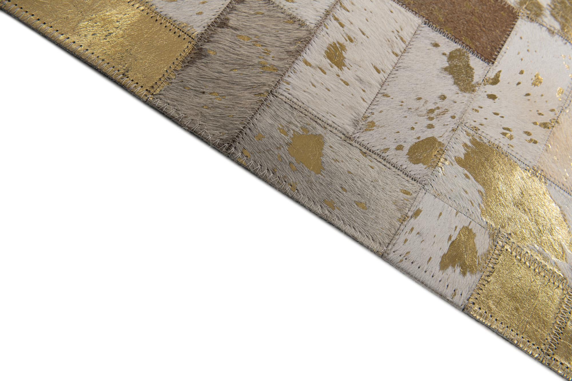 5' 1 x 8' 1 Cowhide Stocks Rug