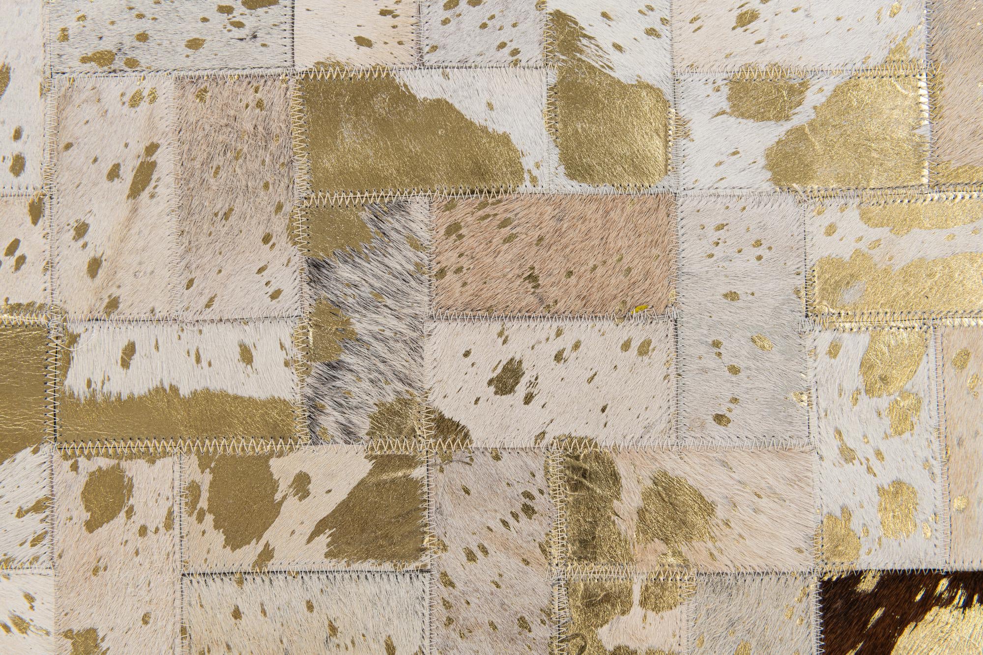 5' 1 x 8' 1 Cowhide Stocks Rug