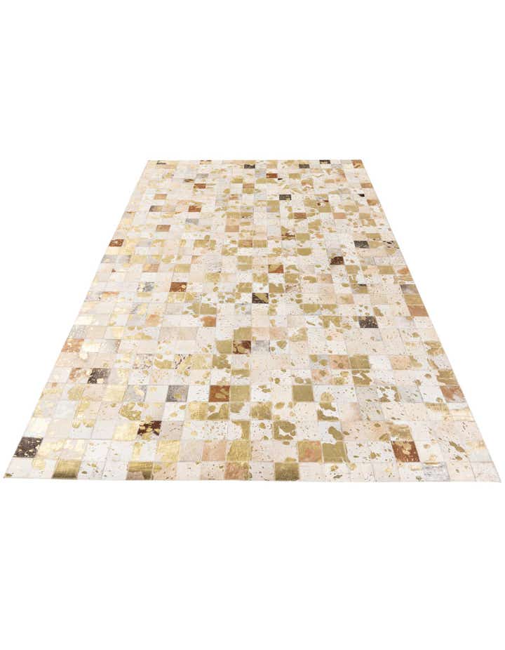 5' 2 x 8' 1 Cowhide Stocks Rug