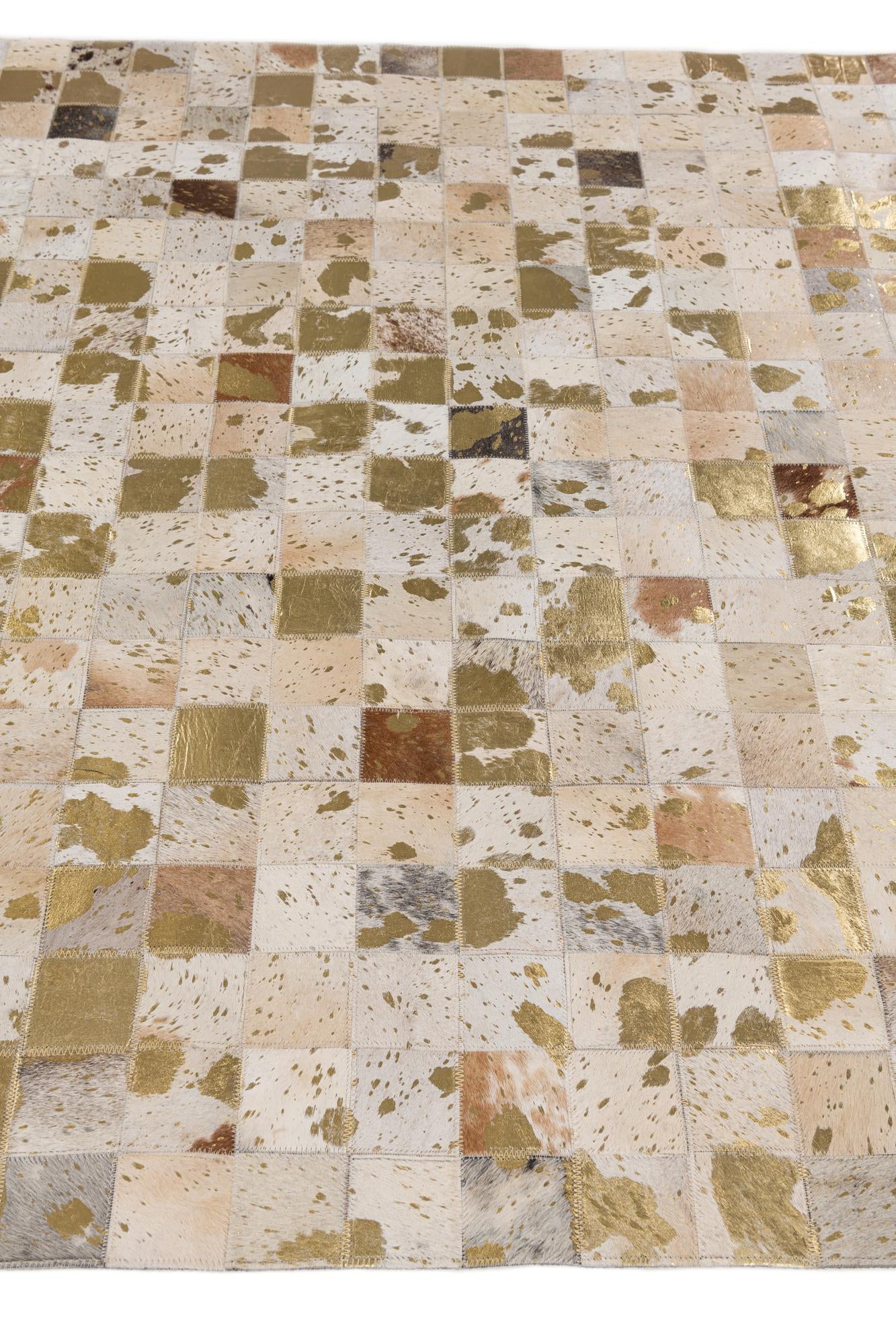 5' 2 x 8' 1 Cowhide Stocks Rug