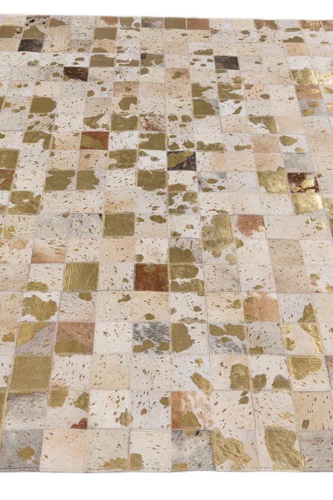 5' 2 x 8' 1 Cowhide Stocks Rug