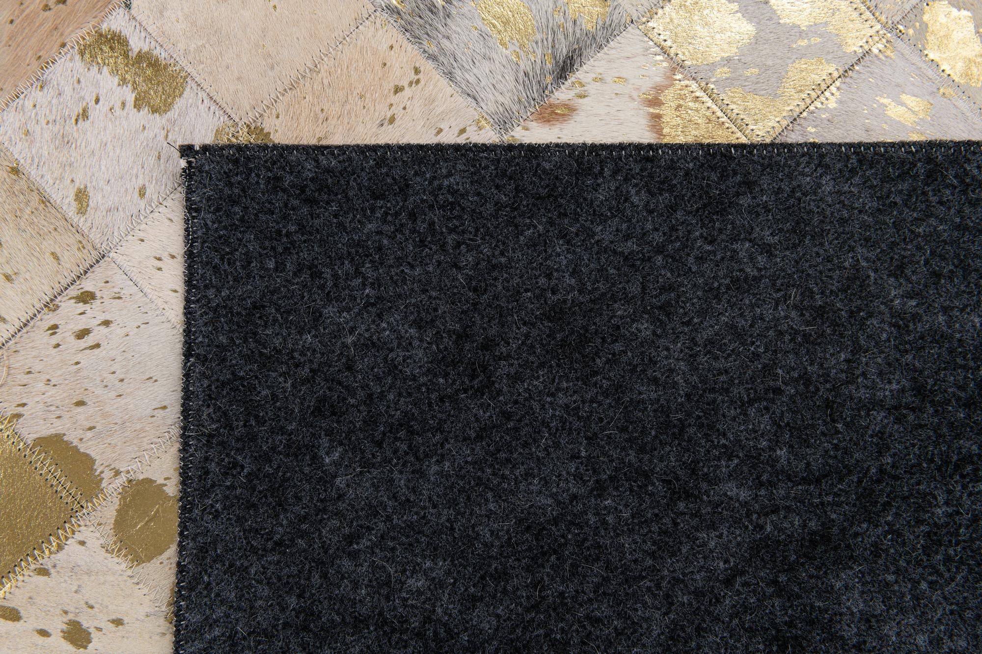 5' 2 x 8' 1 Cowhide Stocks Rug