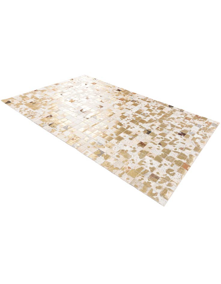 Detail image of 5' 2 x 7' 11 Cowhide Stocks Rug