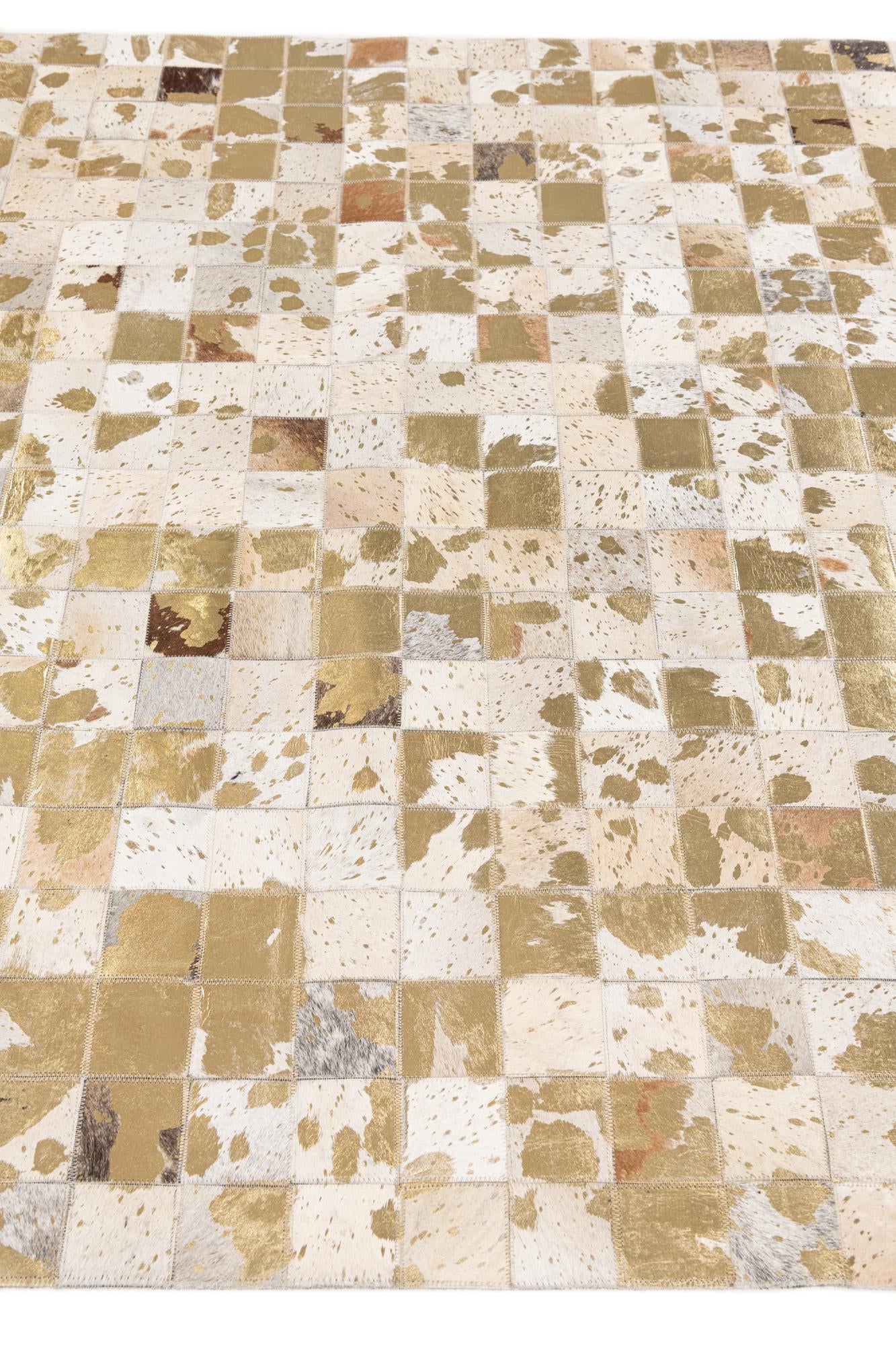 5' 2 x 7' 11 Cowhide Stocks Rug