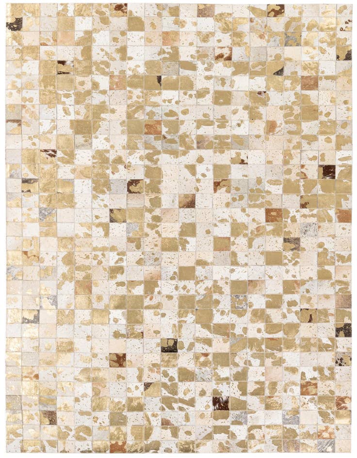 Detail image of 5' 2 x 7' 11 Cowhide Stocks Rug