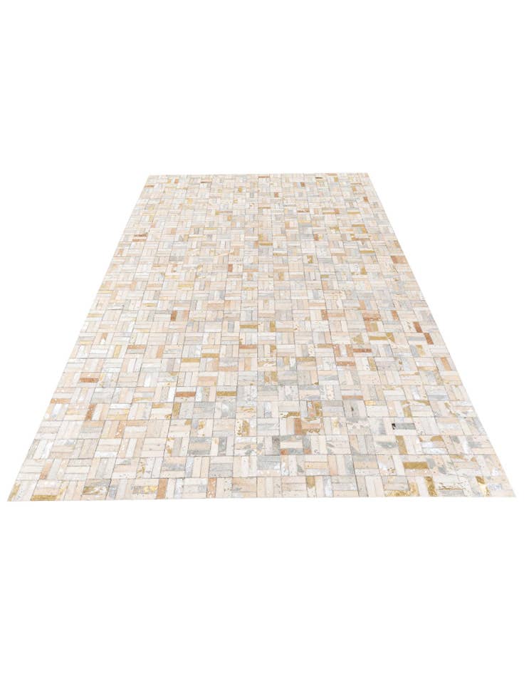 Detail image of 5' 1 x 8' Cowhide Stocks Rug