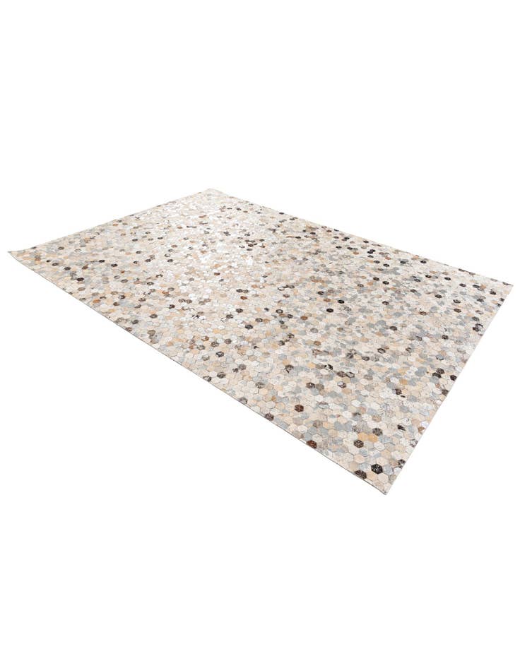 Detail image of 5' 4 x 7' 6 Cowhide Stocks Rug