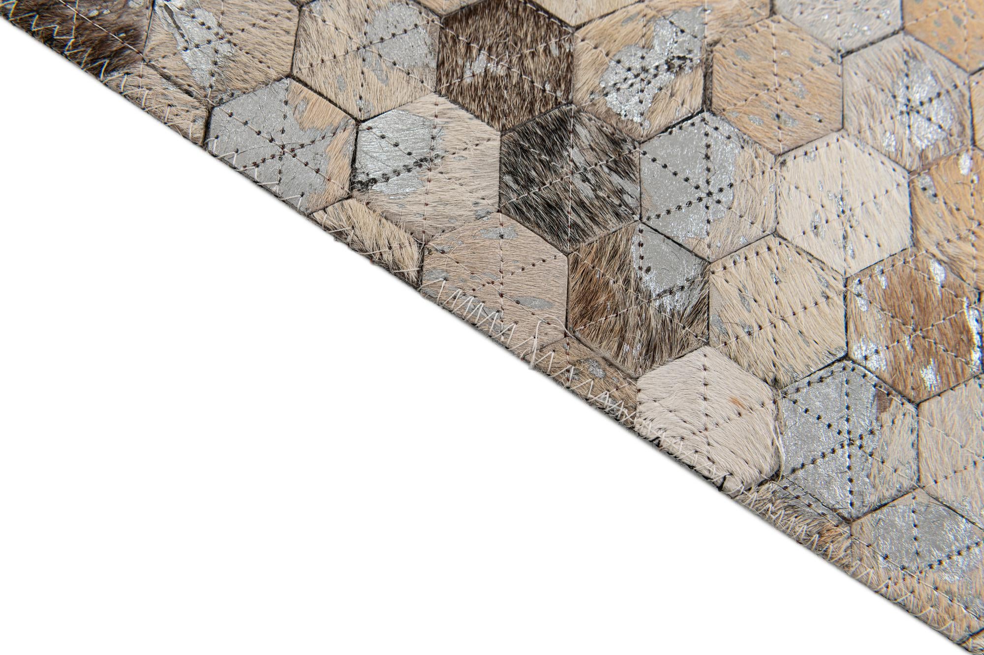 5' 4 x 7' 6 Cowhide Stocks Rug