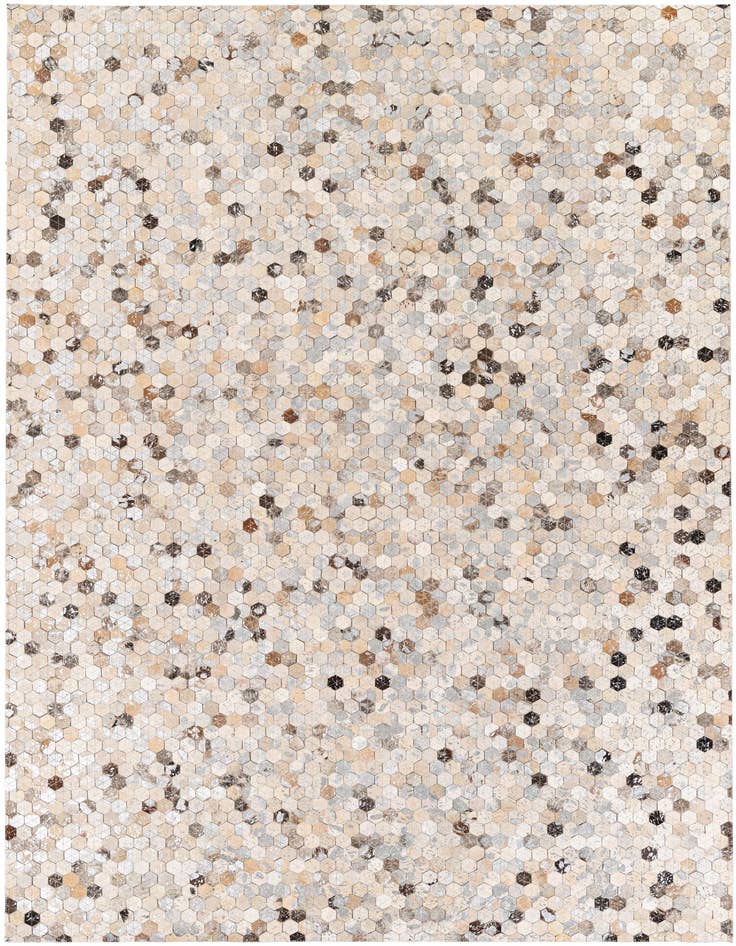 Detail image of 5' 4 x 7' 6 Cowhide Stocks Rug