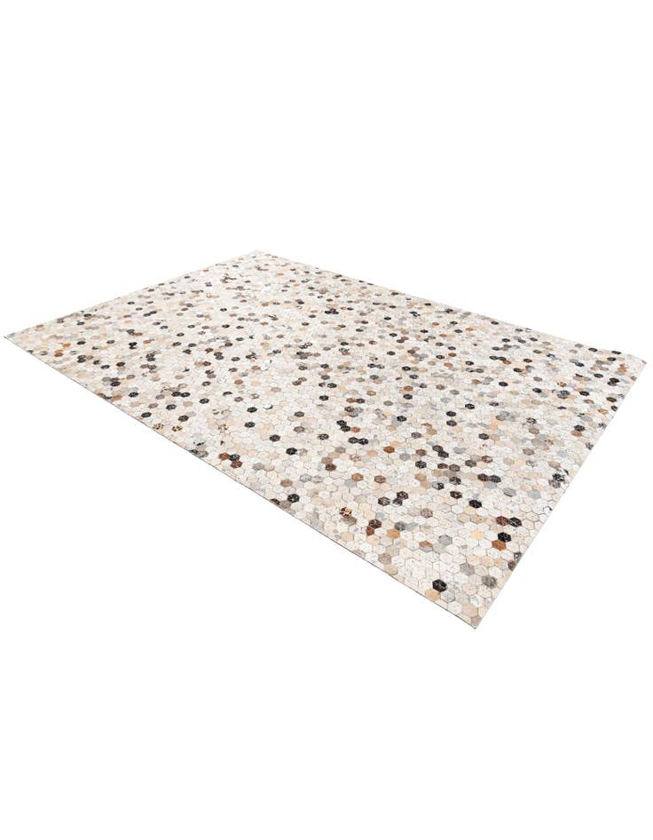 Detail image of 5' 4 x 7' 7 Cowhide Stocks Rug