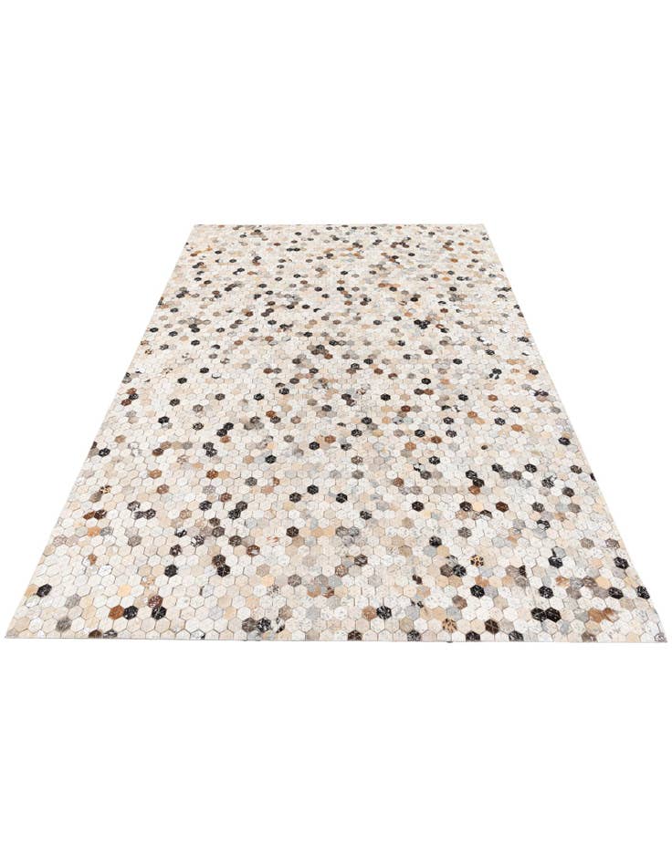 Detail image of 5' 4 x 7' 7 Cowhide Stocks Rug