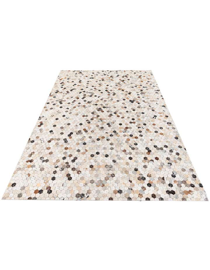 5' 4 x 7' 7 Cowhide Stocks Rug