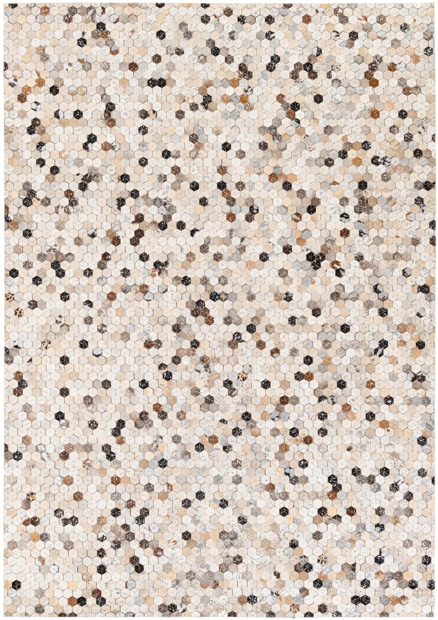5' 4 x 7' 7 Cowhide Stocks Rug