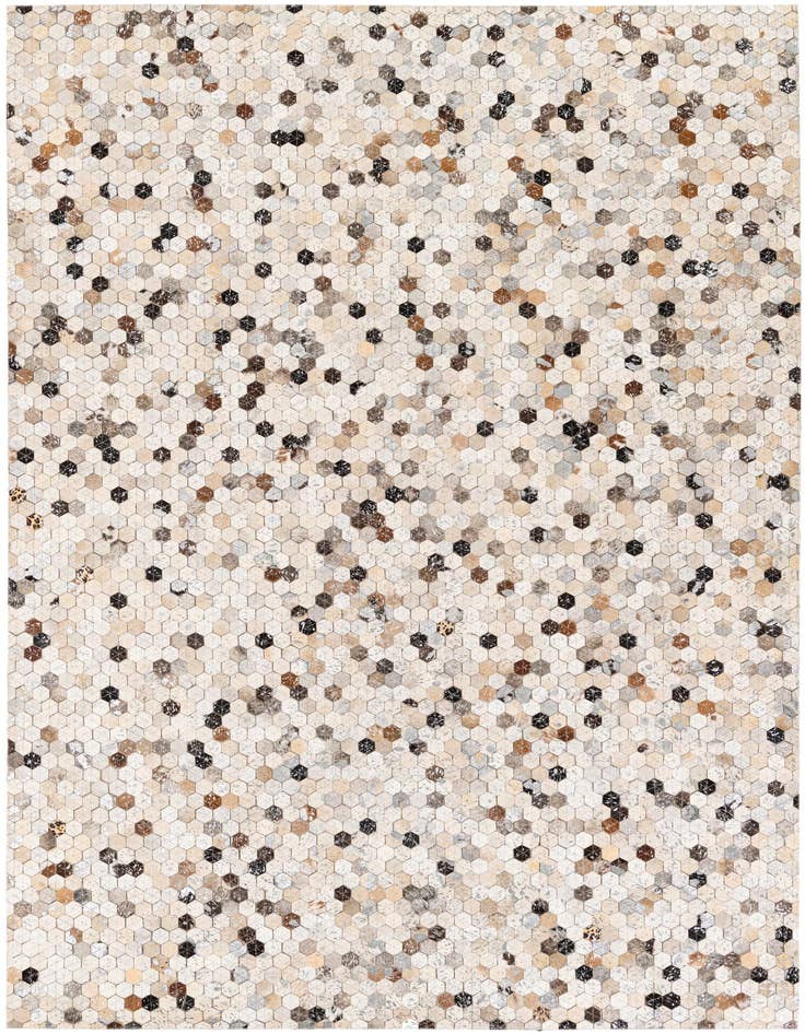 Detail image of 5' 4 x 7' 7 Cowhide Stocks Rug