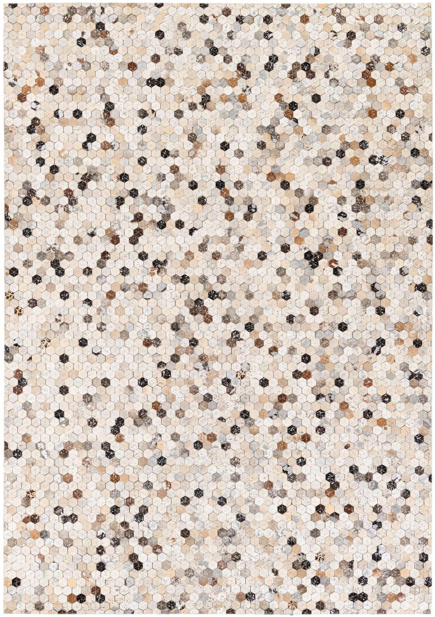 5' 4 x 7' 7 Cowhide Stocks Rug