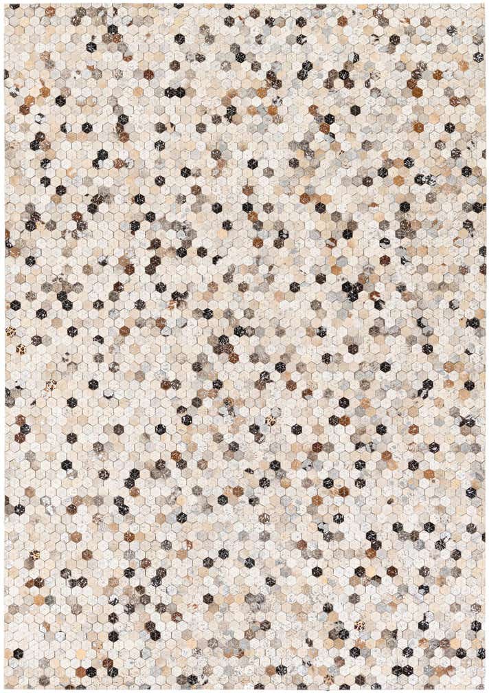 5' 4 x 7' 7 Cowhide Stocks Rug