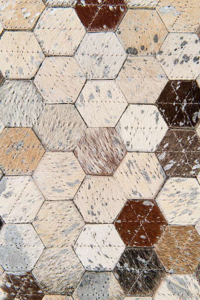 5' 4 x 7' 6 Cowhide Stocks Rug