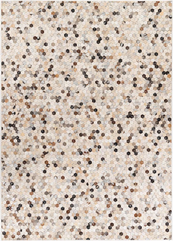 Detail image of 5' 4 x 7' 6 Cowhide Stocks Rug