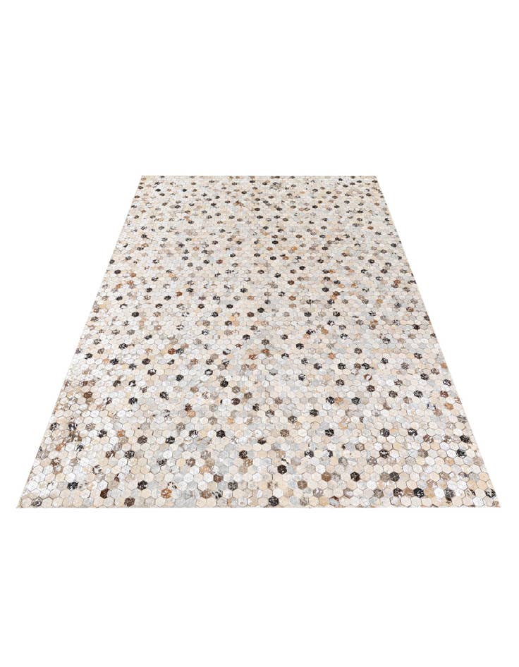 Detail image of 5' 4 x 7' 9 Cowhide Stocks Rug