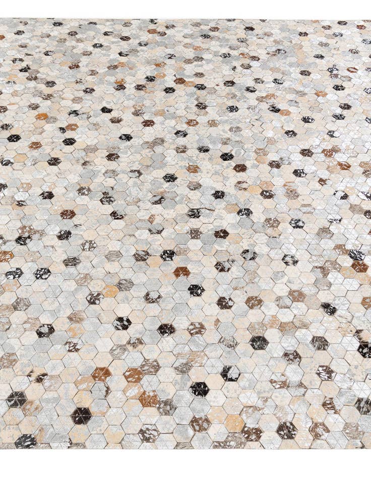 Detail image of 5' 4 x 7' 9 Cowhide Stocks Rug