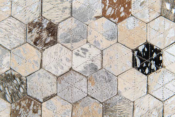 5' 4 x 7' 9 Cowhide Stocks Rug