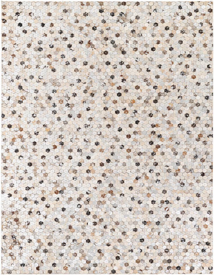 Detail image of 5' 4 x 7' 9 Cowhide Stocks Rug