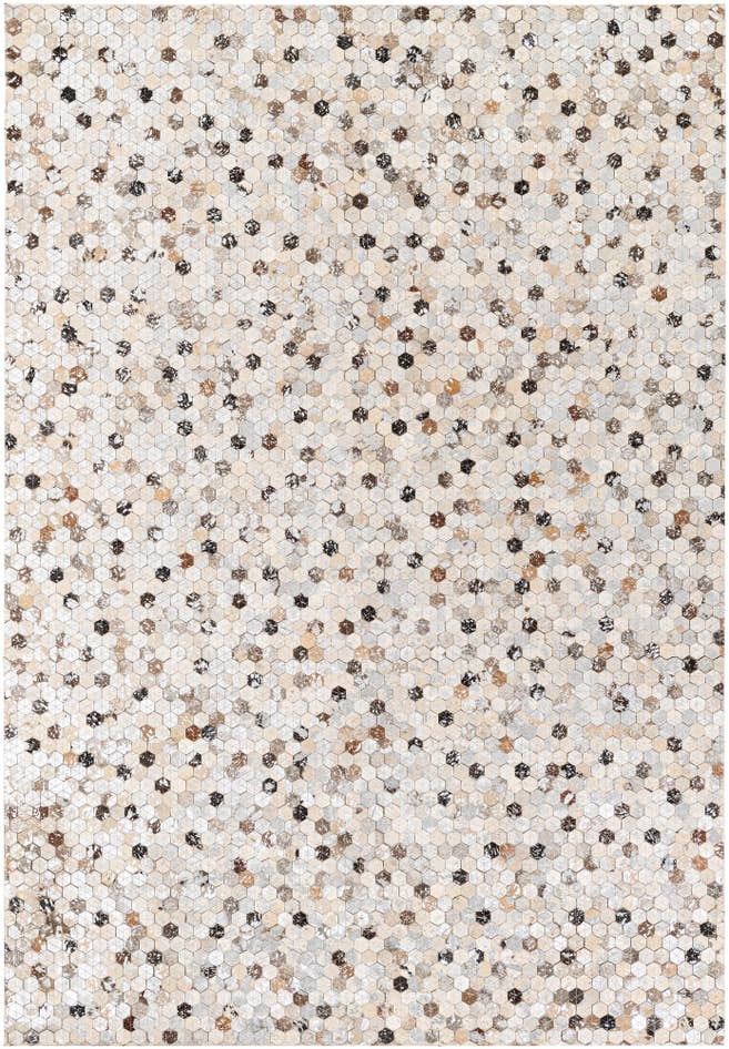 Detail image of 5' 4 x 7' 9 Cowhide Stocks Rug