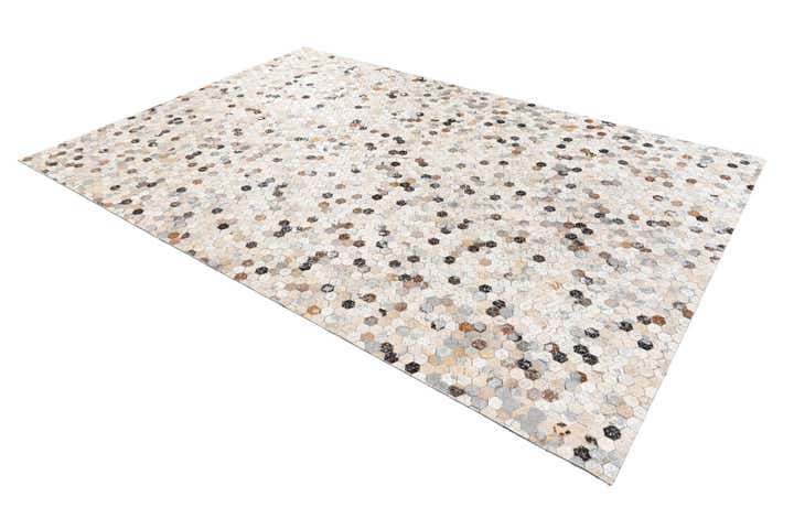 5' 3 x 7' 8 Cowhide Stocks Rug