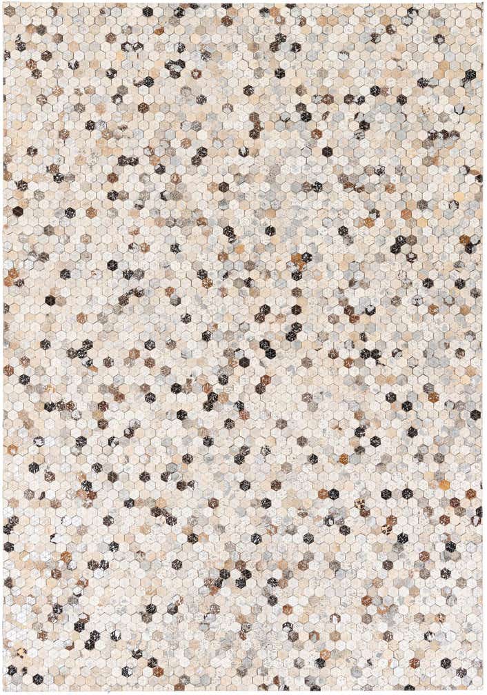 5' 3 x 7' 8 Cowhide Stocks Rug