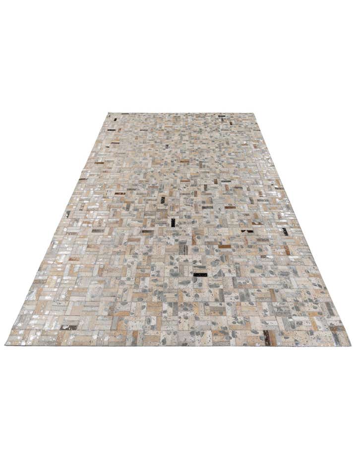 4' 11 x 8' 1 Cowhide Stocks Rug